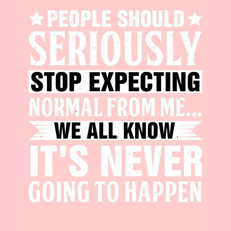 Les gens devraient sérieusement arrêter la normalité de