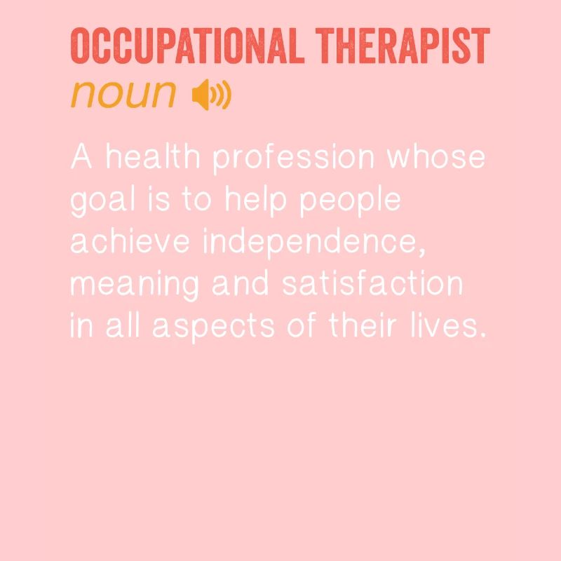 Occupational Therapy Occupational Therapist