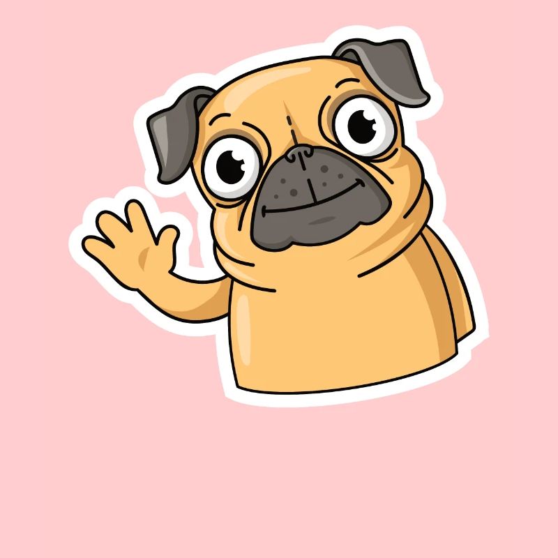 Süßer Mops Leben Welpe Hundebesitzer Mopsliebe