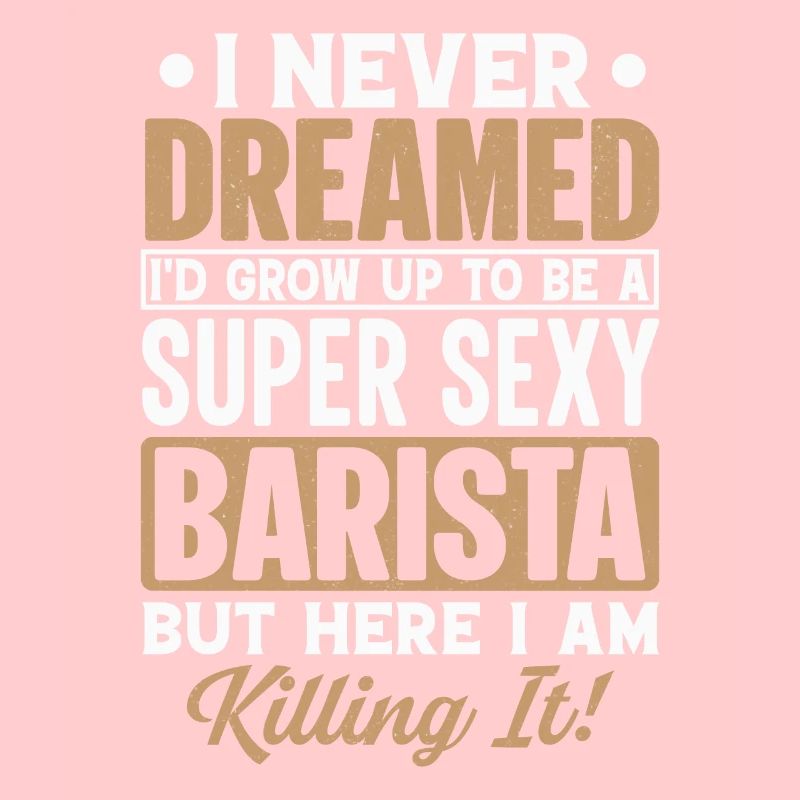 Stolzer Barista Beruf Kaffee Catering Espresso