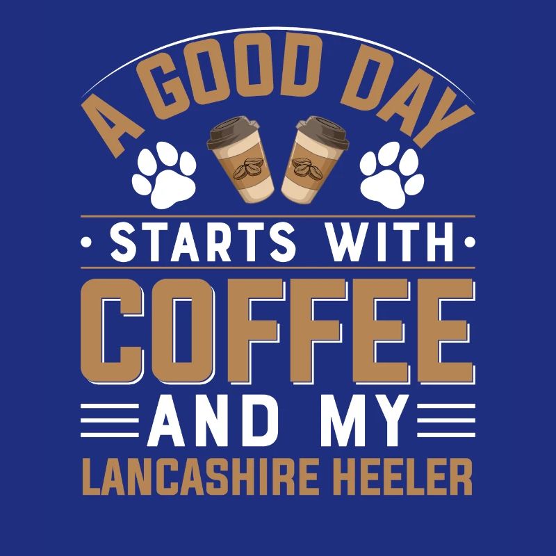 Lancashire Heeler Dog Breed Coffee Drinking Paw