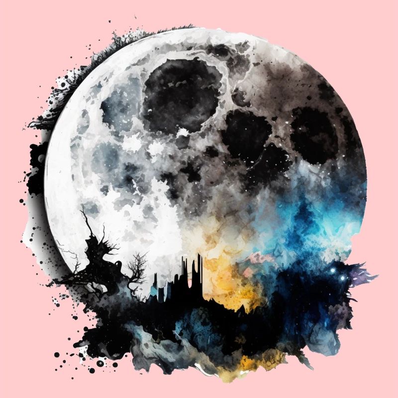 Mond Comic Stil