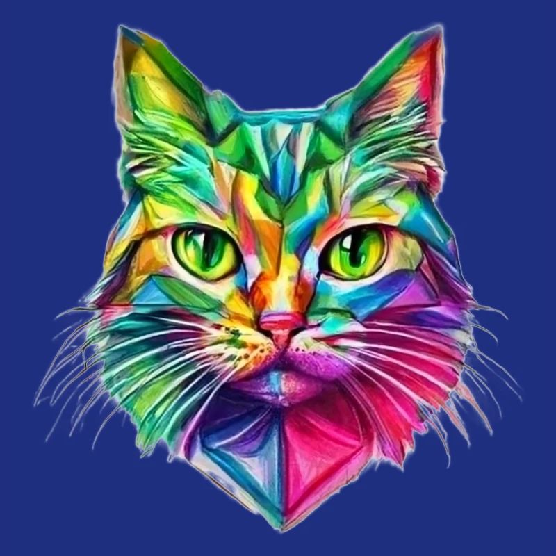 FLASHY STYLIZED CAT