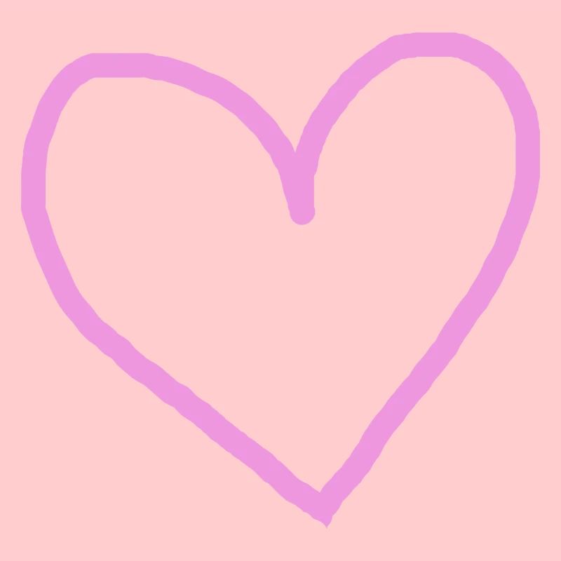 Rosa Herz Geschenkidee pink