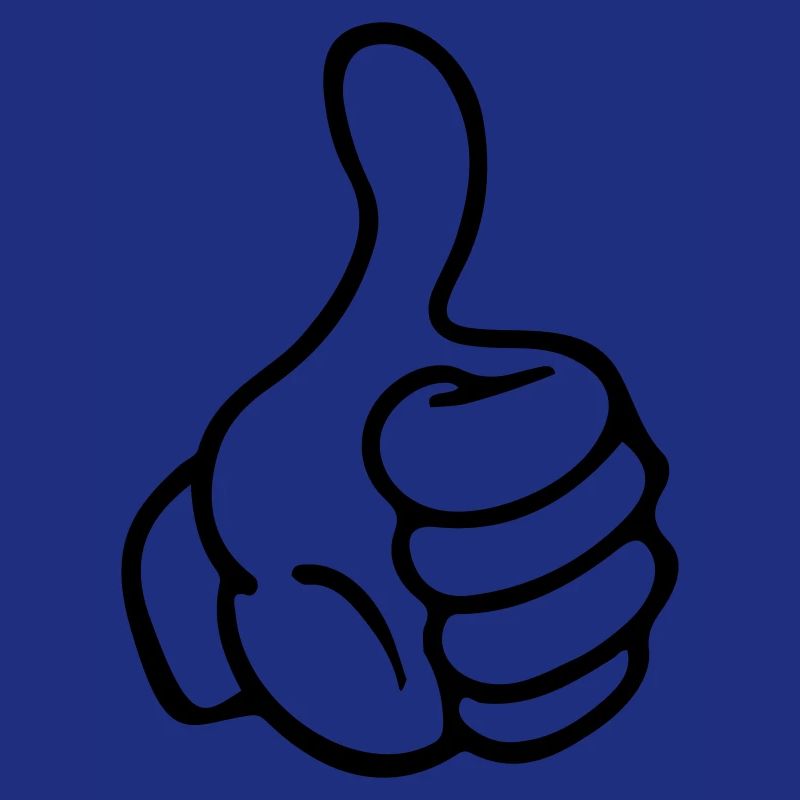 hand thumb like comic