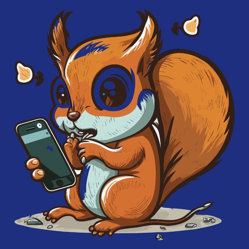 Scroll weiter, Eichhörnchen!