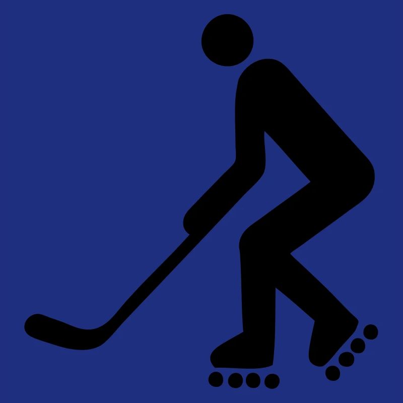 inline hockey inline Silhouette Logo