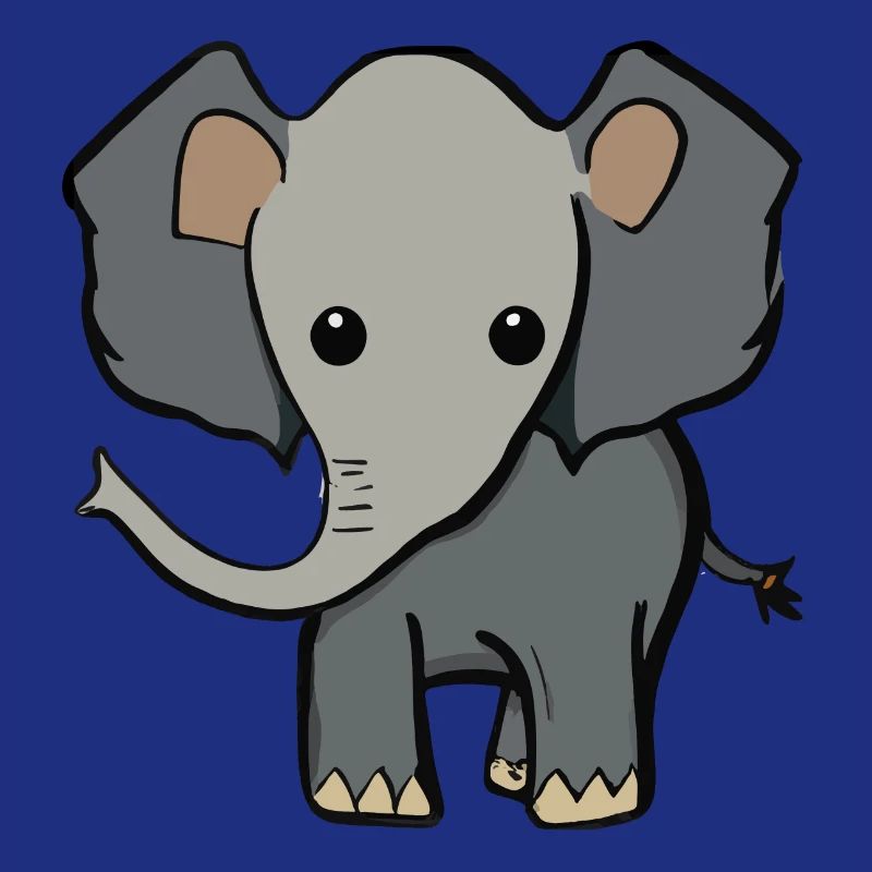 Elefant Illustration Geschenkidee