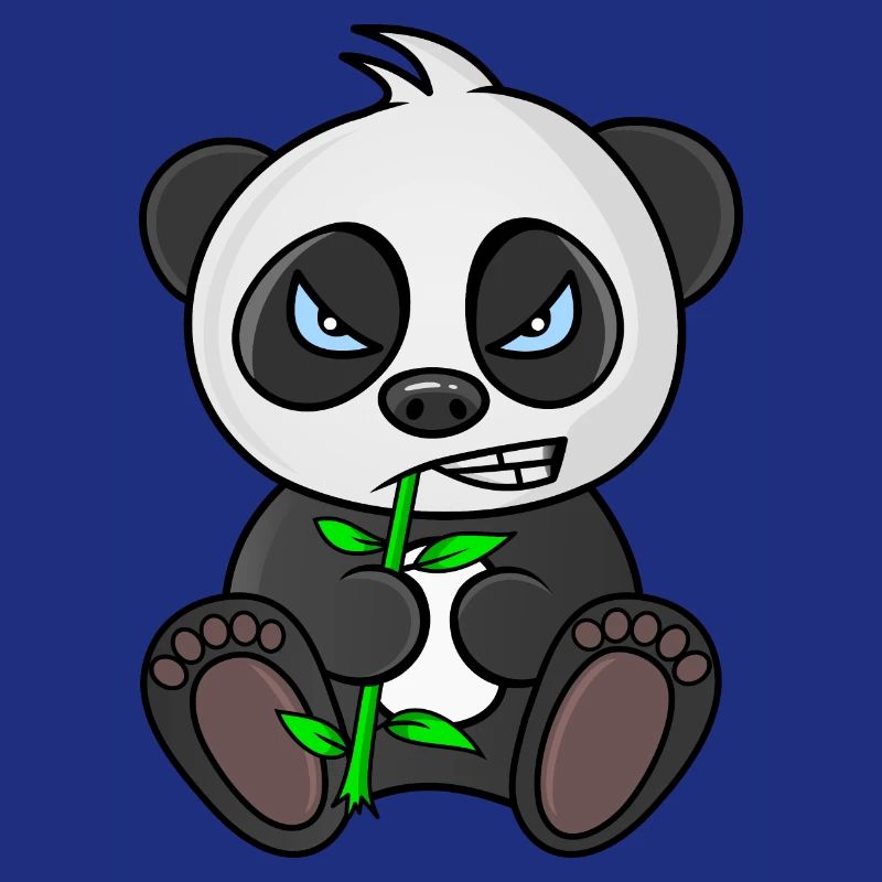 grumpy panda, panda bear, mad panda, for babies