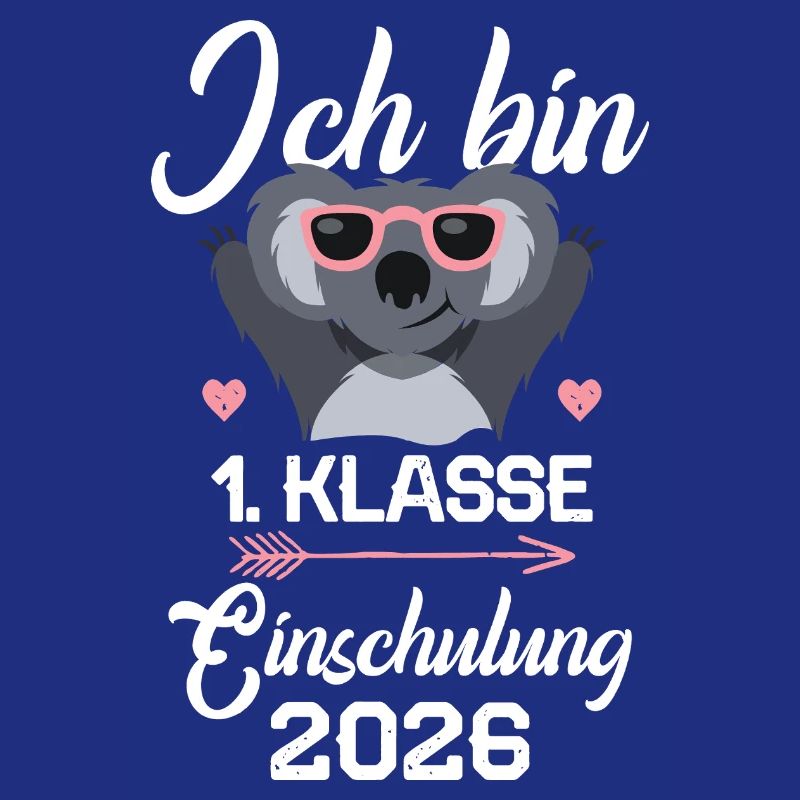 Koala Einschulung 2026 Mädchen Geschenk 1.Klasse