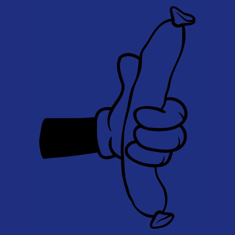 Sausage Comic Hand BBQ