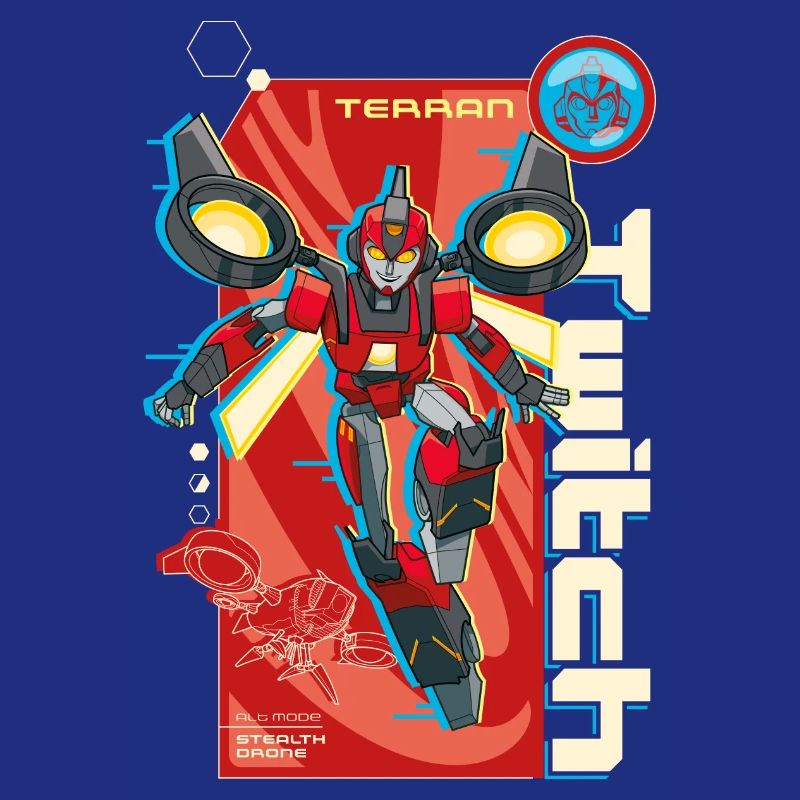 Transformers Earth Spark Charakter Terran Twitch