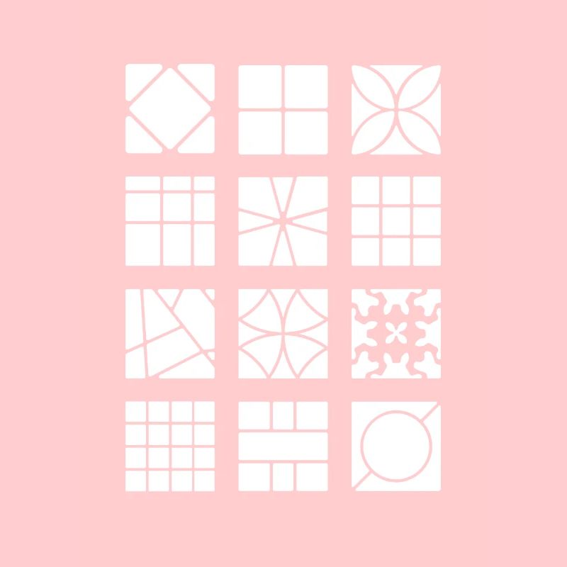 Cubes blancs