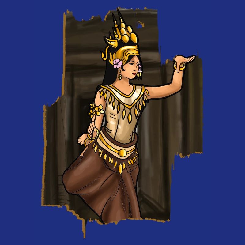 Cambodia Tradition Dance Khmer Apsara I Gift