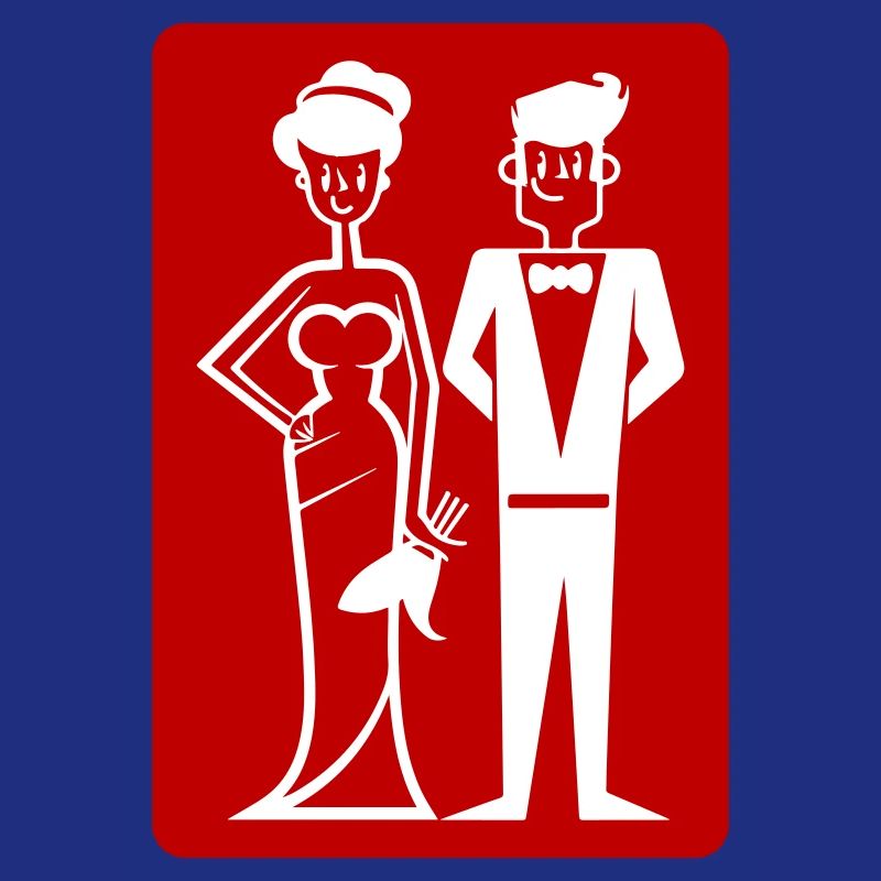 Hochzeit Ehepaar Symbol