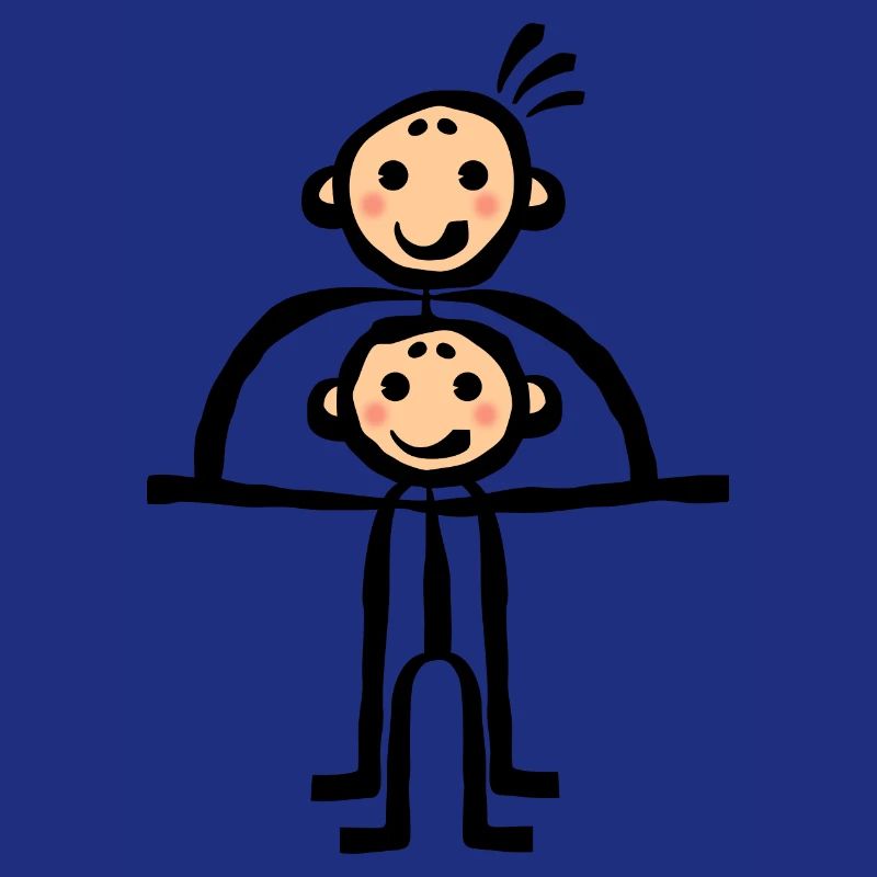 Physio Therapy Gymnastics Father Son Playing