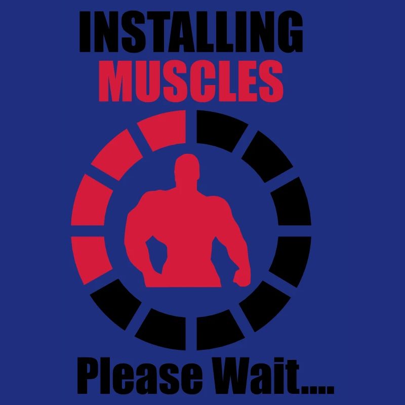 Installing Muscles (Loading) Funny - Musculation