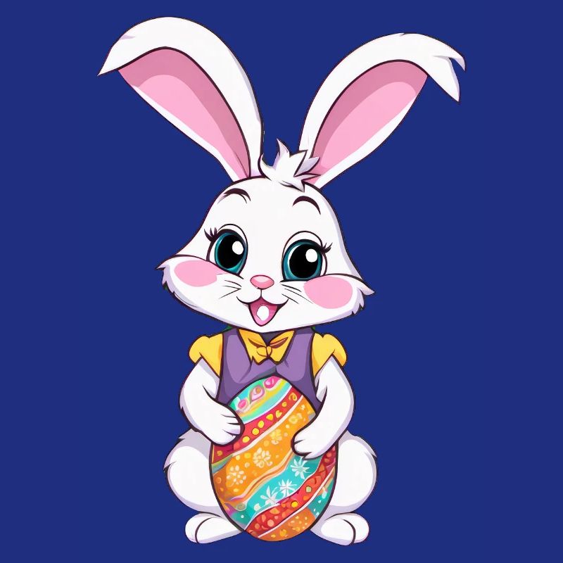 Osterhase mit Ostereiern