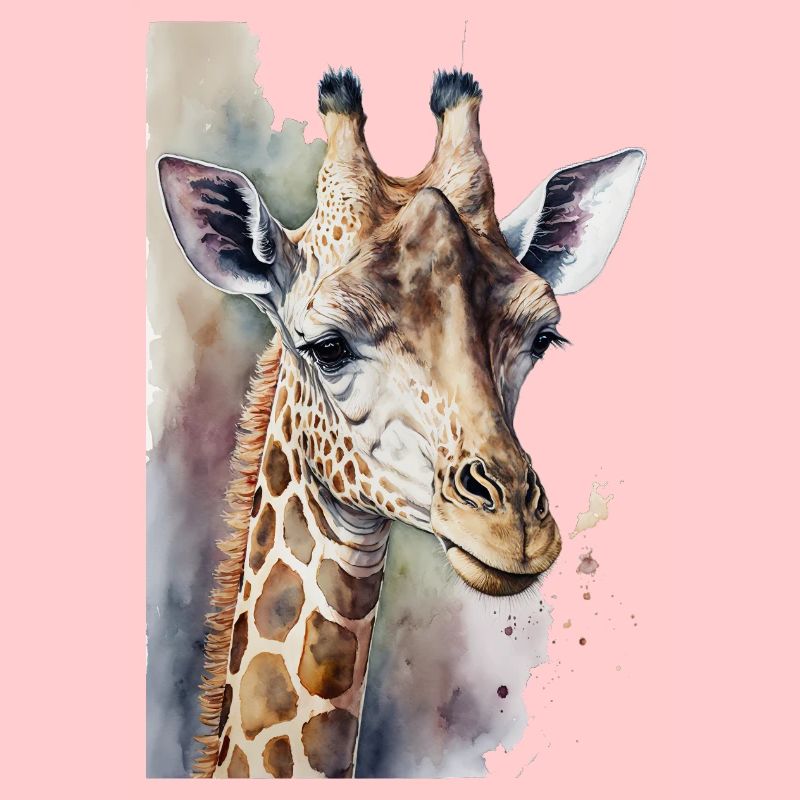 Giraffe Aquarell