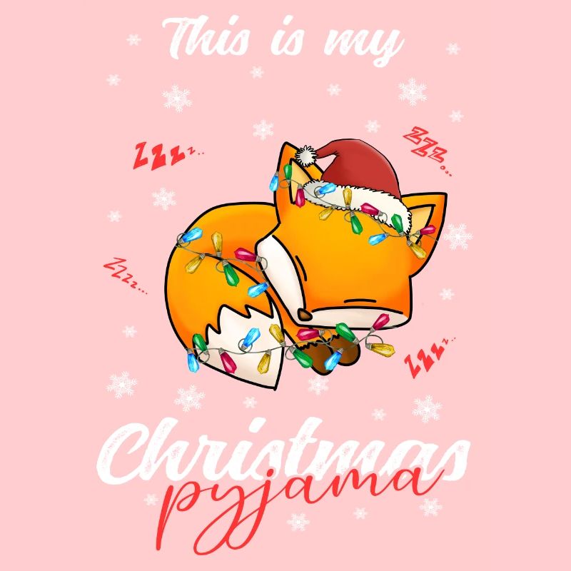 Fuchs Pyjama Weihnachten Schlafen
