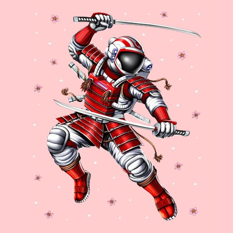Astronaut Samurai Warrior