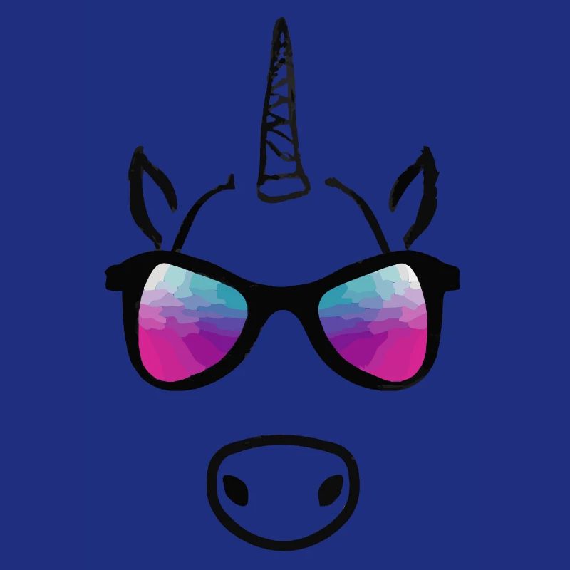 Einhorn mit Sonnenbrille Geschenkidee