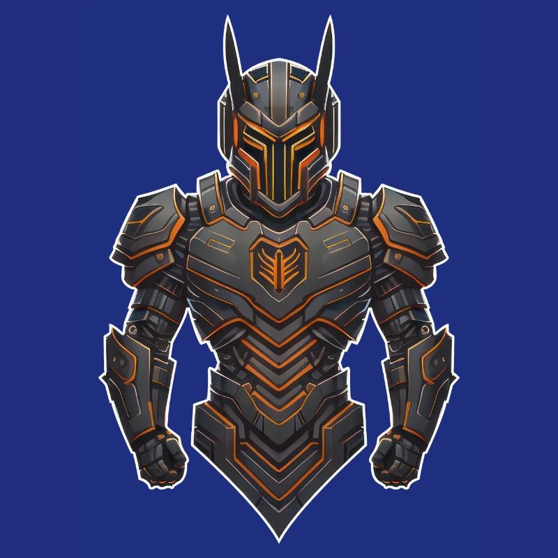 Tech-Krieger-Charakter