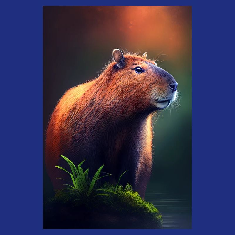 Capybara capybara Capybaras animals