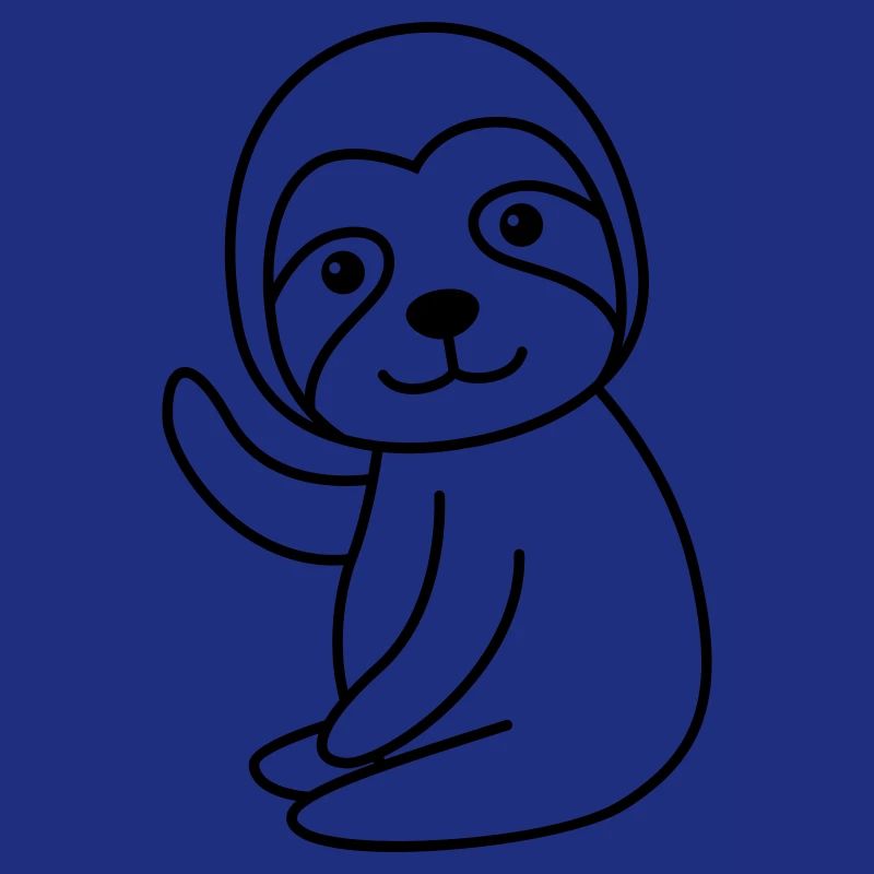 Faultier Comic Tier