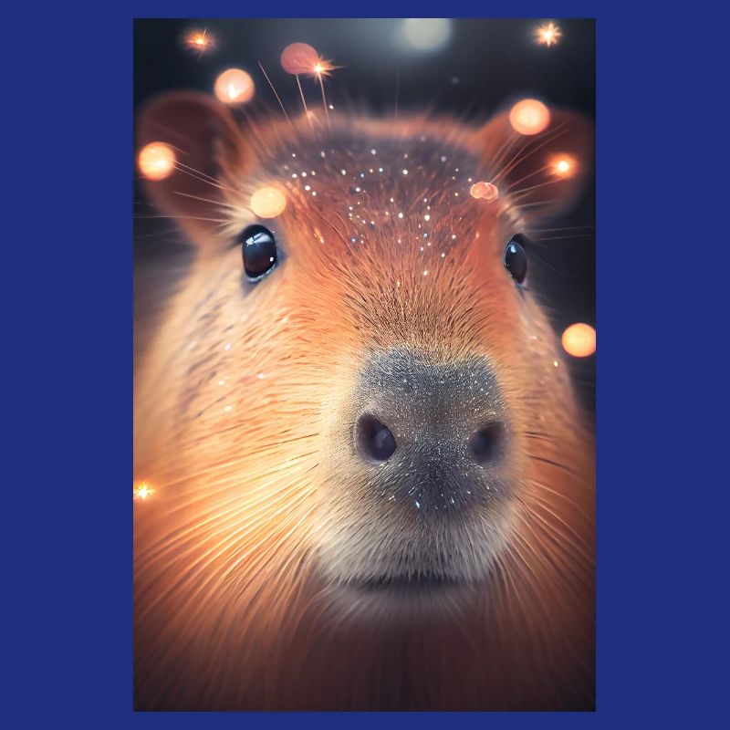 Capybara Capybara Rongeur Animal Éclairage