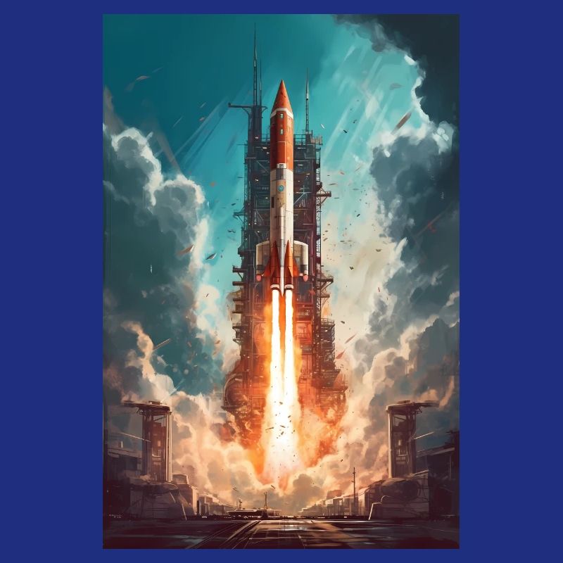 Fusée Astronautes Espace Espace Espace