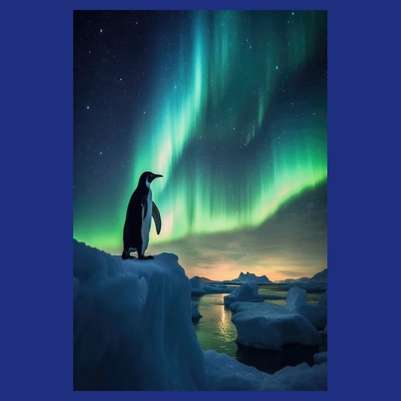 Pinguin Pinguine Tier Winter