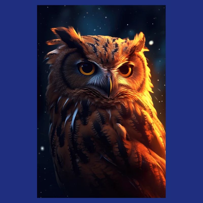 Eule Vogel Tier Eulen Cool