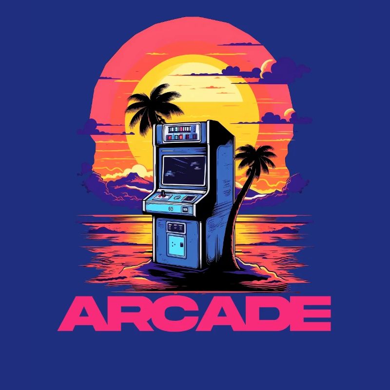 Game Over Arcade-Stil Retro Konsolen-Controller