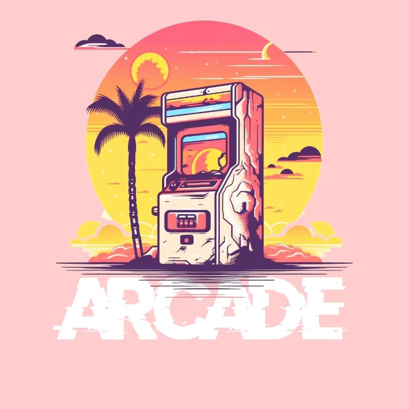 Vintage Arcade-Controller Nostalgischer