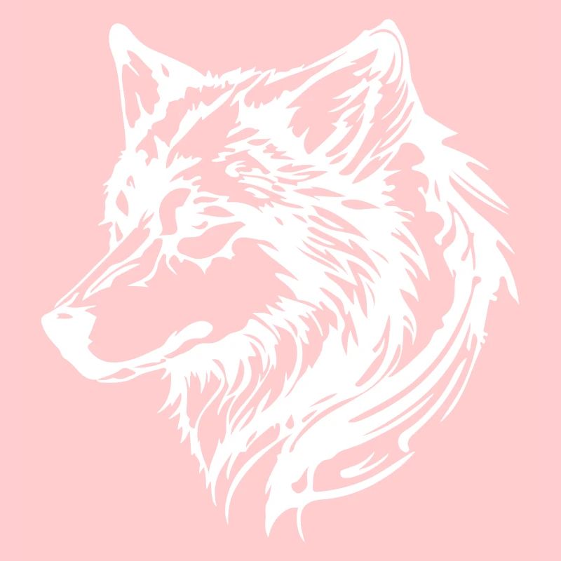 Wolf Kopf Tier