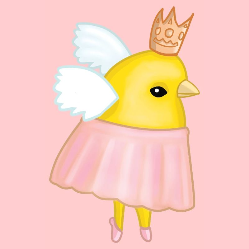 Poussin danseuse etoile princesse
