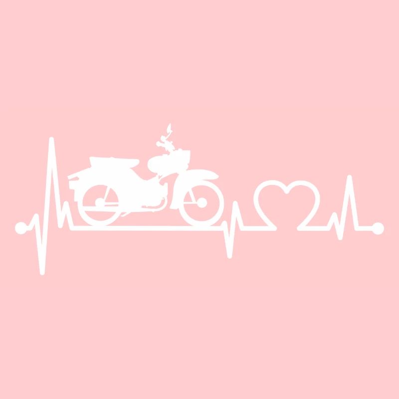 Simson Star heartbeat white