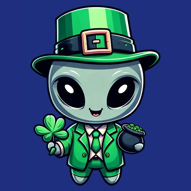 Conception de célébration extraterrestre extraterrestre de la Saint-Patrick