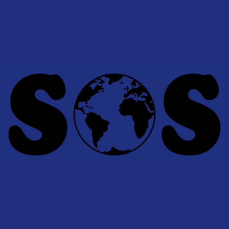 SOS – Earth Overshoot Day / Climate Change (B SVG)