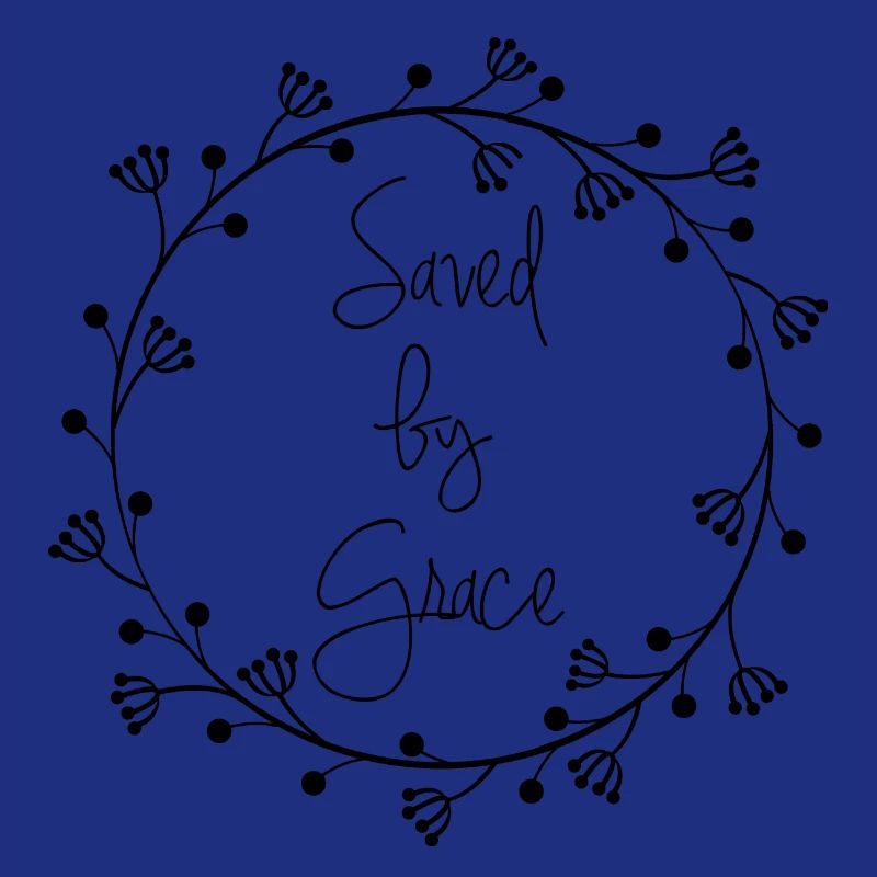 Saved by Grace mit Kranz