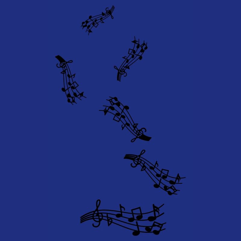 Panneau des notes de musique