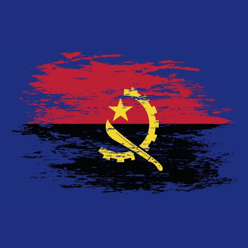 Drapeau angolais utilisé