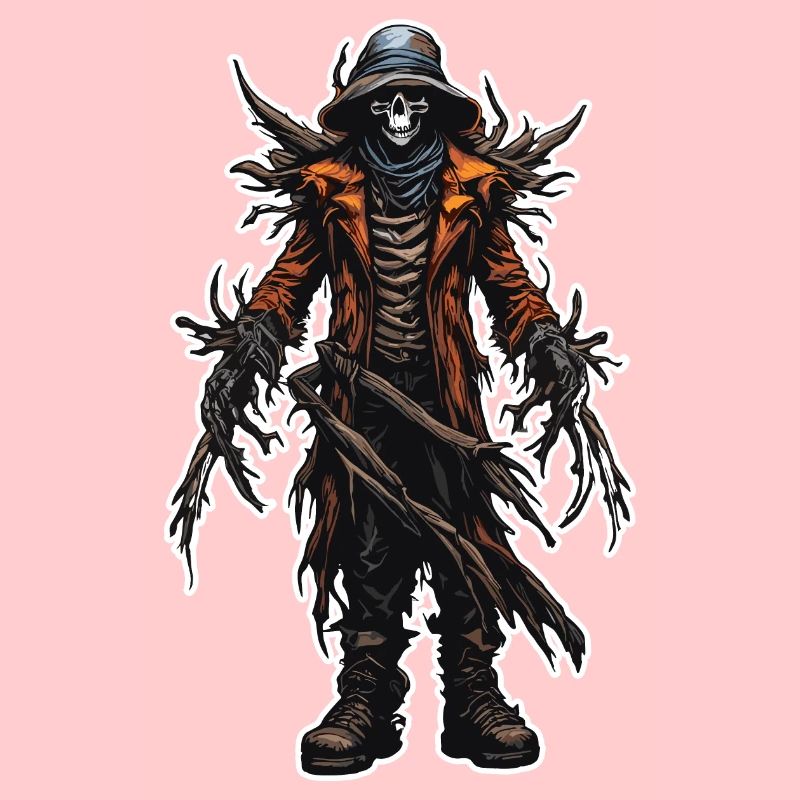 Vogelscheuche / Erntehelfer / Maisfeld / Feld