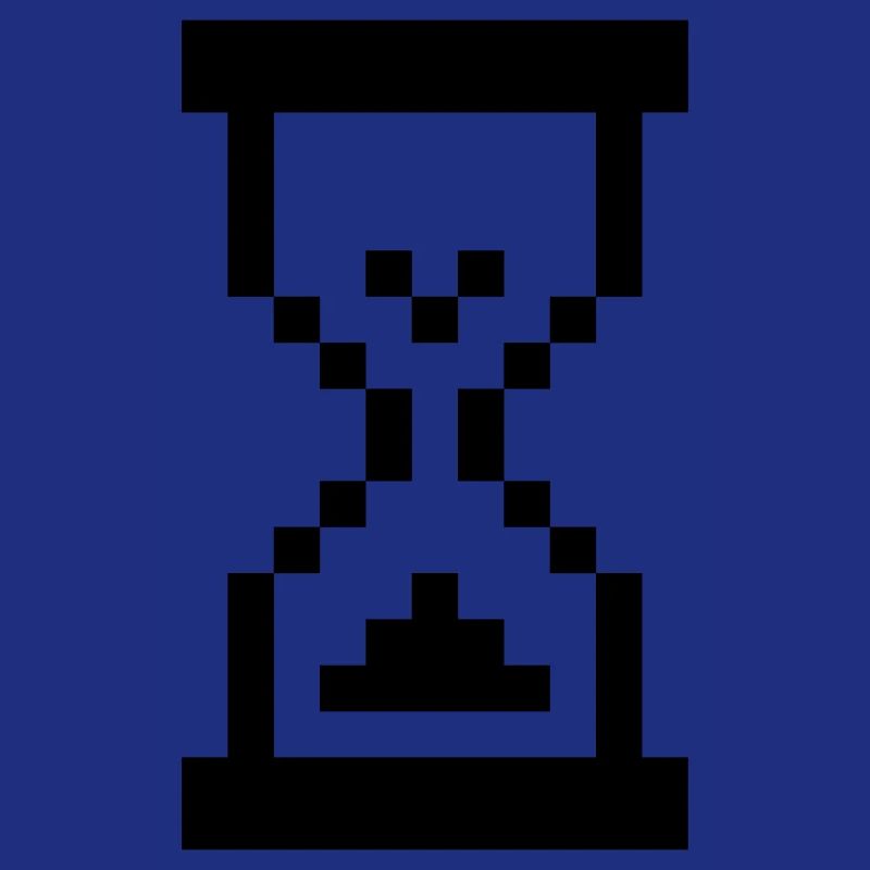 Computer Hourglass - Wait Concept