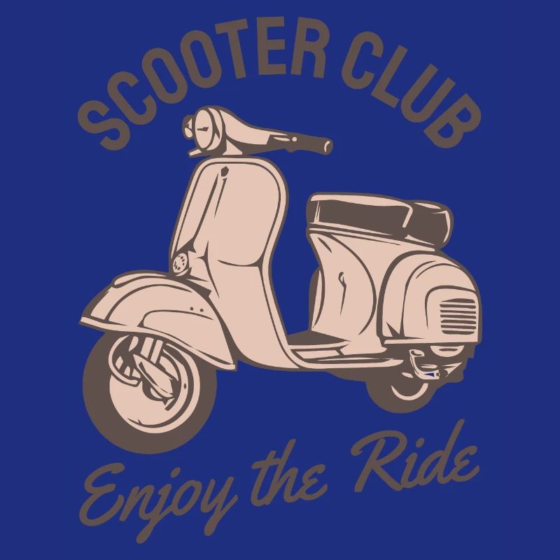 Motorroller Roller Rollerfahrer Geschenk