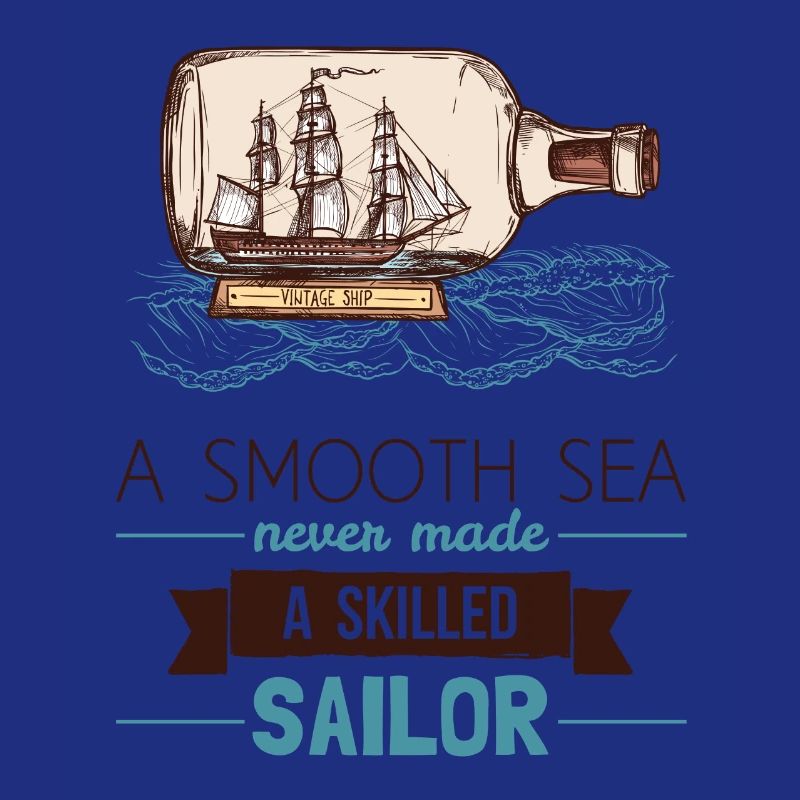 Sailor – ship in bottle