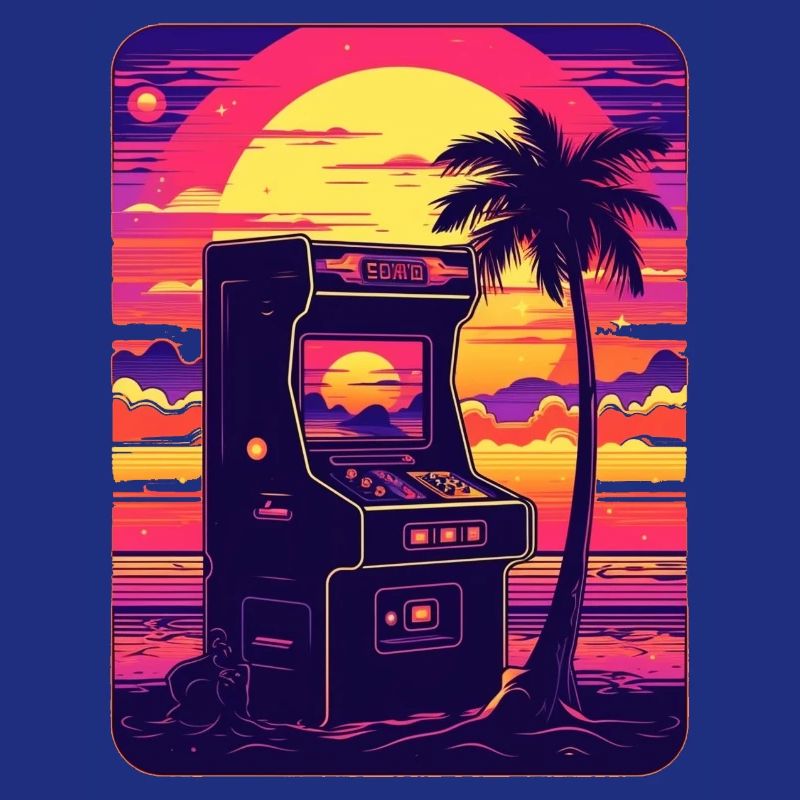 Vintage Arcade-Controller Nostalgischer