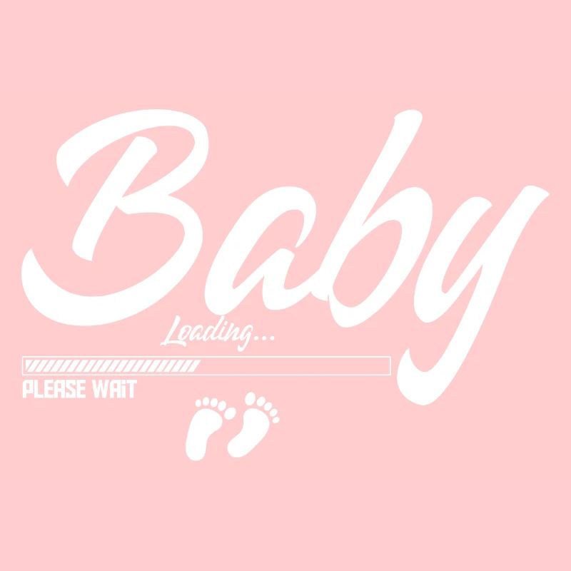 Baby Loading please wait Eltern Mama Papa Geschenk