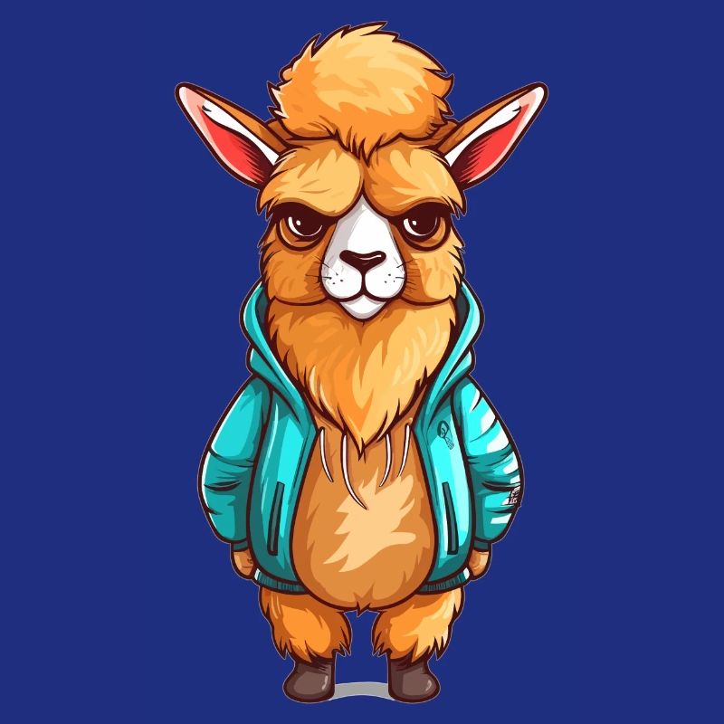 Grumpy llama